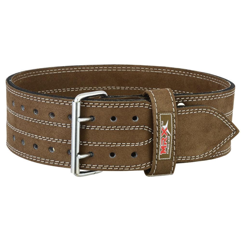 MRX Power Weight Lifting Belts 4" Wide For Men & Women Brown - SJB-DIAMOND ELITES