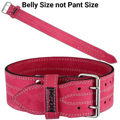 MRX Powerlifting Belts Gym Workout Leather Belt 4" Wide Unisex 10mm - SJB-DIAMOND ELITES