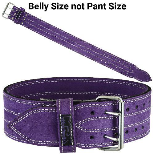 MRX Powerlifting Belts Gym Workout Leather Belt 4" Wide Unisex 10mm - SJB-DIAMOND ELITES