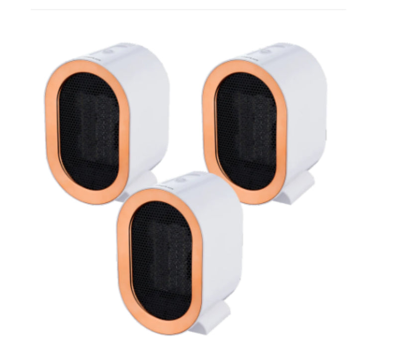 Desktop Electric Heater Mini Portable Fan Heater 220V PTC Ceramic Heating Warm Air Blower Home Office Warmer Machine Pi-Mart