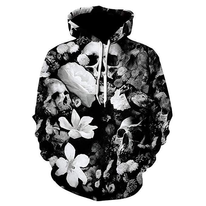 Dark Wind Print Sweatshirt Pi-Mart