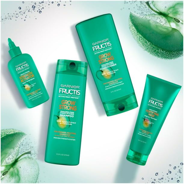 Garnier Fructis Fortifying Shampoo and Conditioner Set with Ceramide; Apple; 12.5 fl oz EasyOptionXY LLC