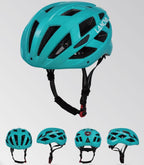 Male and female one-piece bicycle riding helmet with light Lootquake LLC