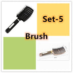 Hairbrush Anti Klit Brushy Haarborstel Women Detangler Hair Brush Bristle Nylon Scalp Massage  Teaser Hair Brush Comb Pi-Mart