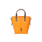 Genuine leather Simple tote bag for women elegant satchel purse antique tone SHOMICOBOUTIQUE