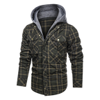 Men Warm Jacket Fleece Thick Autumn Winter Detachable Hoodies Jackets Men Slim Fit Men Clothing