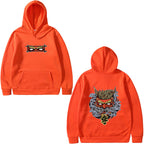Hooded sweatshirt with pullover print Pi-Mart