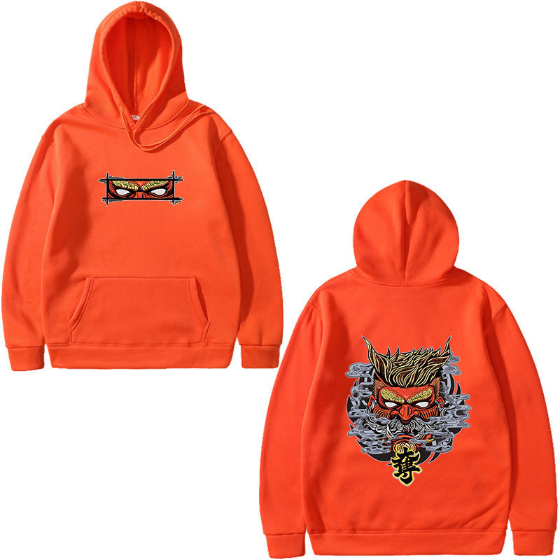 Hooded sweatshirt with pullover print Pi-Mart
