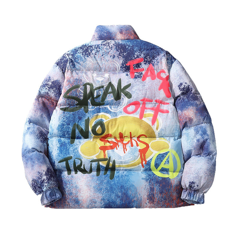 National tide hand drawn graffiti alphabet bread clothes