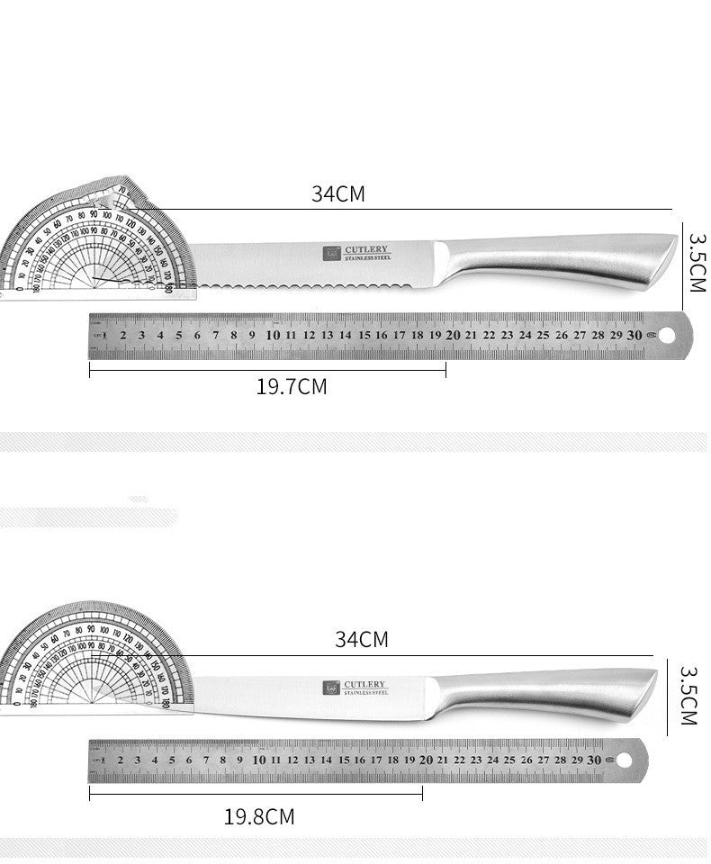 Stainless Steel Kitchen Knife Set Modern Minimalist Pi-Mart