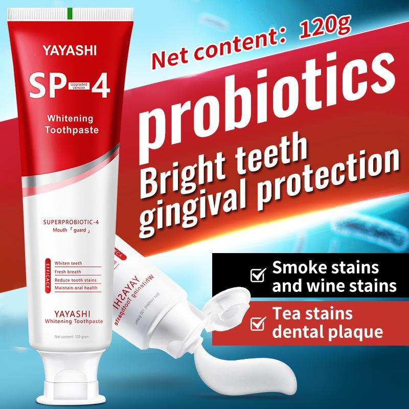 Probiotic Toothpaste For Whitening Teeth, Removing Stains, Eliminating Bad Breath, And Refreshing The Skin. Lootquake LLC