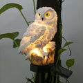 Solar LED Waterproof Premium Garden And Yard Lamp In Shape Of Owl With Stand And Solar Base Pathway Luxury Decoration - SJB-DIAMOND ELITES