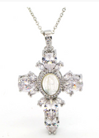Cross Crystal Necklace - SJB-DIAMOND ELITES