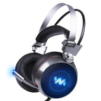 Luxury Proffesional Studio Gaming PC Headphones With LED Lights In Modern Luxury Metal Design For Gamers and DJ - SJB-DIAMOND ELITES