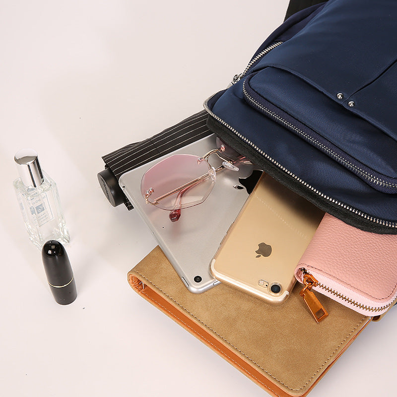 Travel backpack unisex outdoor nylon waterproof medium anti-theft SHOMICOBOUTIQUE