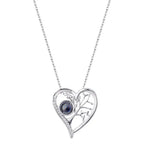 Romantic Love Tree  Languages I Love You Necklace