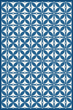 Geometric Vinyl Floor Covering For Indoor And Outdoor Use Lootquake LLC