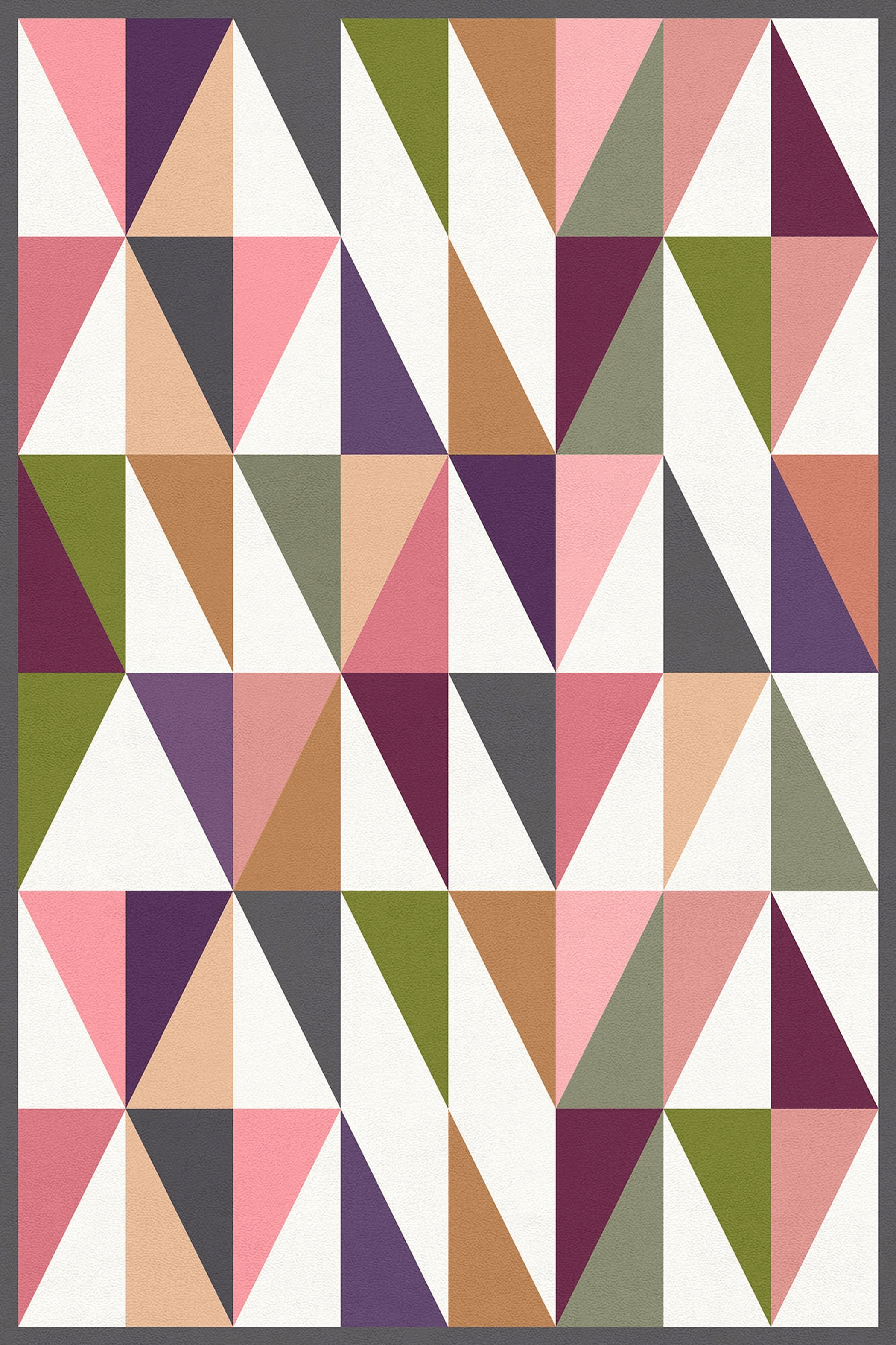 Bali Multi-Colour Mosaic Non-Slip Vinyl Rug For Indoor/Outdoor Use Lootquake LLC