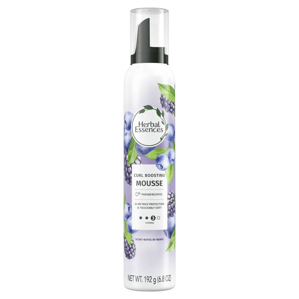 Herbal Essences Curl Boosting Mousse; All Day Hold; Frizz Control; 6.8 fl oz