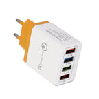 USB Charger Quick Charge 3.0 4 Phone Adapter For Tablet Portable Wall Mobile Charger Fast Charger Pi-Mart