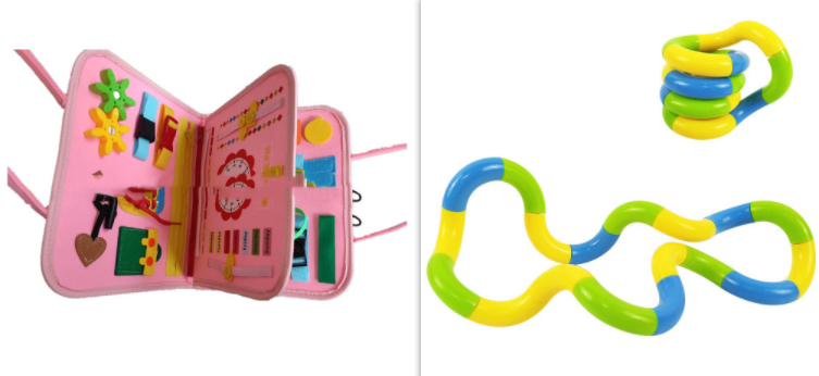 New Busy Book Children's Busy Board Dressing And Buttoning Learning Baby Early Education Preschool Sensory Learning Toy Pi-Mart