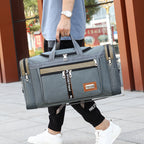 Fitness travel bag, large-capacity folding storage duffel bag, casual Oxford cloth. - SJB-DIAMOND ELITES