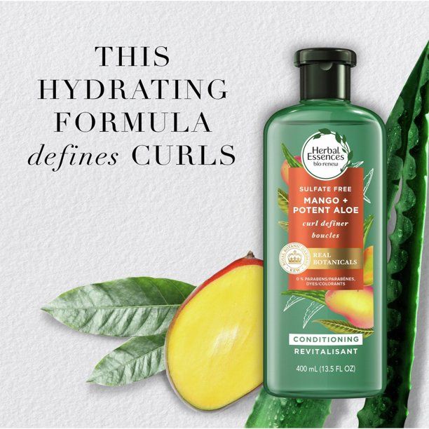 Herbal Essences Bio:Renew Curl Conditioner; Aloe and Mango; 13.5 oz