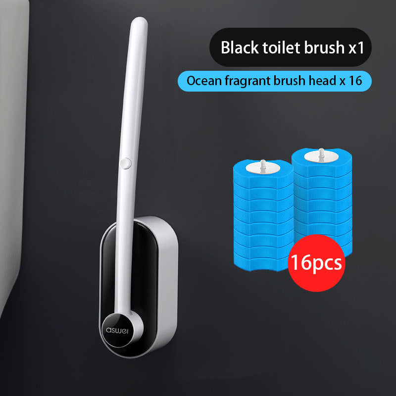 Disposable No Dead Angle Toilet Cleaning Brush Pi-Mart