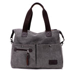 Canvas handbag Pi-Mart