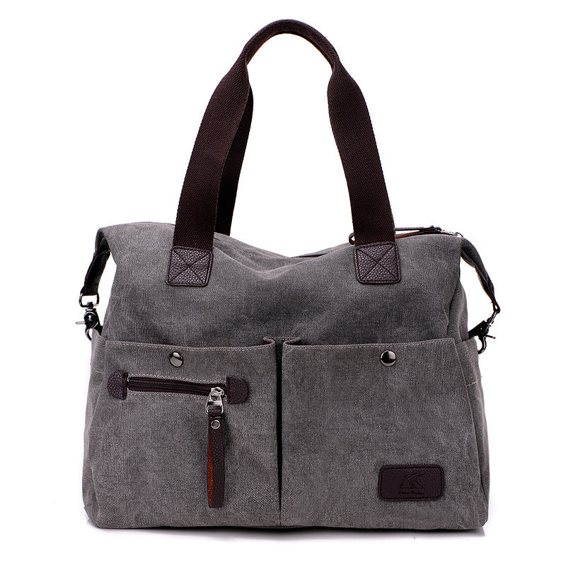 Canvas handbag Pi-Mart