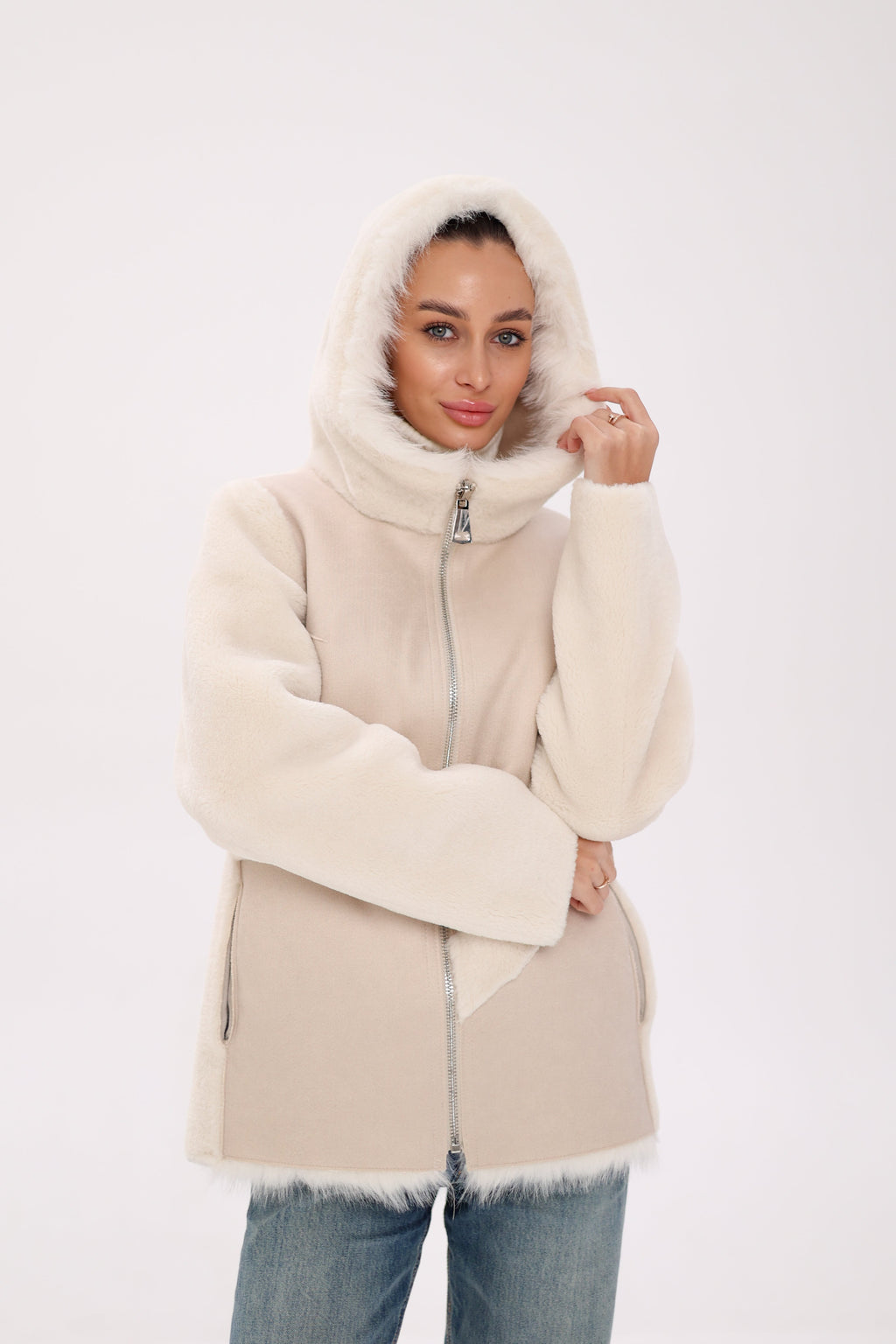 ⇆ Reversible Hooded Wool Blend Jacket - SJB-DIAMOND ELITES