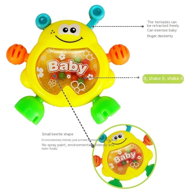 Baby Toys 3-6-12 Months Newborn Rattle 0-1 Year Old Baby Early Childhood Education Toddler Rattle Teether Pi-Mart