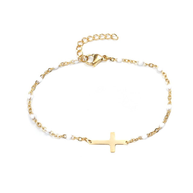 Link Cable Chain Stainless Steel Bracelets Pi-Mart