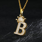 Zircon Alphabet Necklace - SJB-DIAMOND ELITES