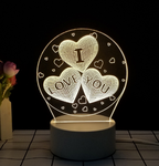 3D Table Night Lamp - SJB-DIAMOND ELITES