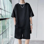 Loose Short Sleeve T-shirt Shorts Trendy Handsome Casual Two-piece Suit