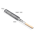 20cm/30cm BBQ Basket Stainless Cylindrical Rolling Grilling Baskets Portable Barbecue Rack For Grill For Fish Shrimp Meat Fries BBQ Grill Basket Rolling Grilling Basket Stainless Steel Grill Mesh Barbeque Grill Accessories Stevvex