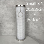 20cm/30cm BBQ Basket Stainless Cylindrical Rolling Grilling Baskets Portable Barbecue Rack For Grill For Fish Shrimp Meat Fries BBQ Grill Basket Rolling Grilling Basket Stainless Steel Grill Mesh Barbeque Grill Accessories Stevvex