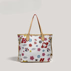 Cute Large Capacity Tote Bag - Cartoon Commuter Handbag for Women with Top Handle SHOMICOBOUTIQUE