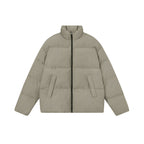 White Duck Down Jacket Men's Warm Standing Collar Jacket