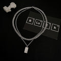 Double Layer Cuban Chain Necklace Pi-Mart