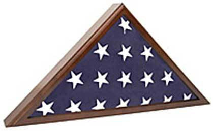 Flag Case for Veteran Funeral handsomely constructed Cherry Flag Case The Military Gift Store