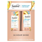 Suave Moroccan Oil Infusion Shampoo and Conditioner Set; 18 oz; 2 Pack