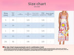 Summer Women's Casual Long Dress Suspender Printed High Waist Sleeveless Pendulum Dress
