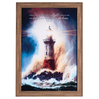 Stormy Lighthouse Framed Wall Art Lootquake LLC