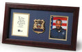 Flags Connections Police Officer Dual Picture Frame The Military Gift Store