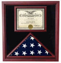 Flag Connections Extra Large Award & Flag Display Case, 3x5 flag The Military Gift Store