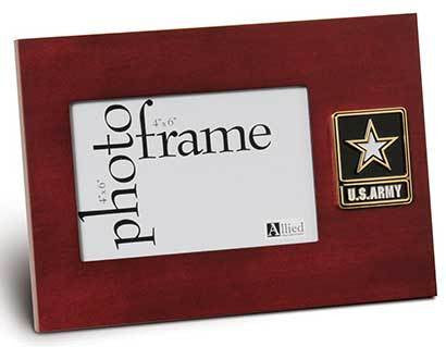 Flags Connections Go Army Medallion Desktop Picture Frame, 4 by 6-Inch The Military Gift Store