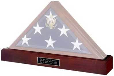 Flag Connections Military Flag and Medal Display Case Shadow Box The Military Gift Store
