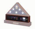 Flag Connections Medal Display Case , Pedestal , Medal Holder The Military Gift Store